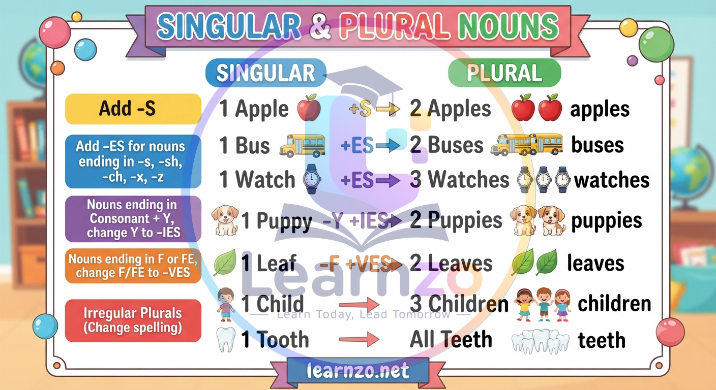 singular to plural